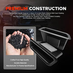 Front Row Door Side Storage Box Handle Tray Interior Accessories Compatible with Ford Mustang 2015-2023(2pcs)