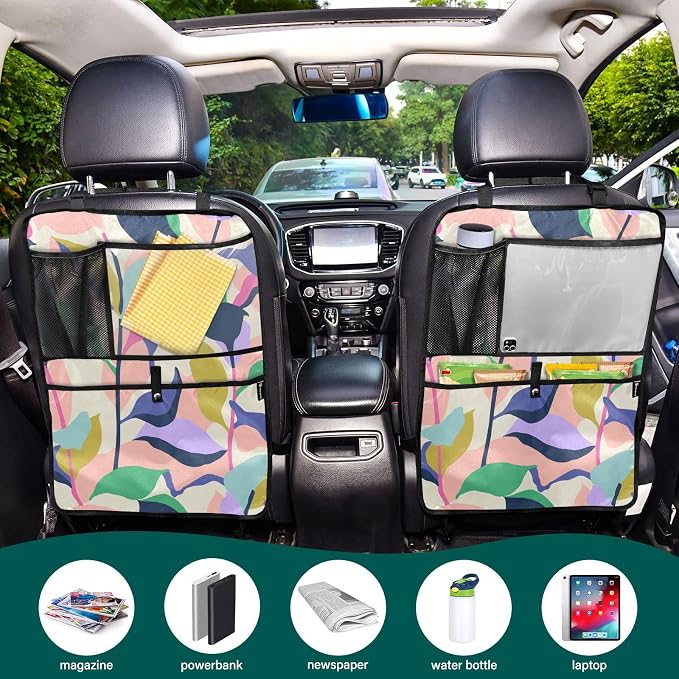 Kick Mats Backseat Protector with Anti Kick Design Offering Safety and Space for Backseat Essentials