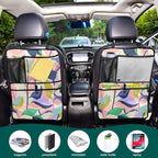 Kick Mats Backseat Protector with Anti Kick Design Offering Safety and Space for Backseat Essentials