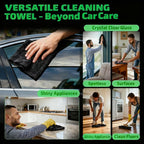 1-Pack 1200 GSM Car Drying Towels – Microfiber Towels for Cars (36" x 24"), Ultra-Absorbent, Streak-Free, Scratch-Free, No Water Spots, Double-Twist Pile & Edgeless Design