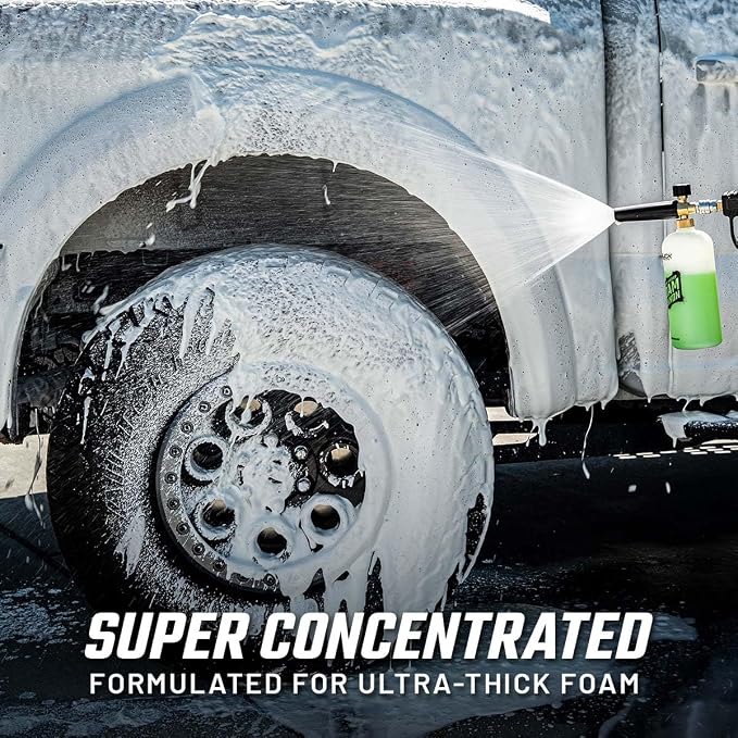 Total Off-Road Wash Super Concentrate – Thick Foaming Car Wash Soap with Hybrid-Ceramic Formula for Dirt Bikes ATV UTV Trucks Jeeps and More – Foam Cannon Ready – 128 oz