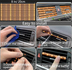27 PCs Orange Bling Car Accessories Set for Women, Steering Wheel Covers Universal Fit 15 Inch, Bling License Plate Frame, Bling Phone Holder, Bling Car Coasters (Orange Diamond)