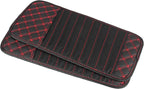 2pcs Car CD Visor Storage Cases Vehicle Sun Visor Organizer with 10 DVD Storage Sleeves Black with Red Line