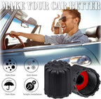 10PCS TPMS Tire Valve Stem Caps, Plastic Wheel Tire Valve Stem, with O-Ring Rubber Seal, Universal Tire Valve Stem Covers for Cars, SUV, Trucks, Bikes, Motorcycles, Bicycles(Black)