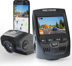 V1-4K Ultra HD GPS Dash Cam 2.4” LCD, Wi-Fi, 170° Wide Angle, G-Sensor, WDR, Loop Recording, Supercapacitor, Mobile App, CPL Filter, Supports 256GB