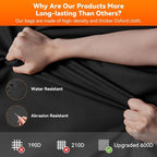 Trunk Organizer for SUV, 35.5" x 18.2" Large Capacity Car Organizers and Storage, Backseat Hanging Storage Bag with 10 Pockets, Adjustable & Waterproof Car Interior Accessories for SUV Truck MPV
