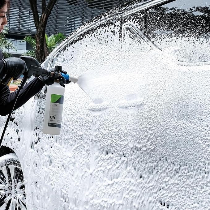 Lift - Pre-Wash Snow Foam Car Wash Soap, Dissolves and Lifts Away a Large Amount of Dirt & Grime, Completely Touchless - Use in Bucket or Foam Cannon, Concentrated - Liter (34oz)
