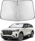 Windshield Sunshade Compatible for Lincoln Aviator 2020-2024 2025 2026, Sun Visor for Front Windshield & Window Sun Shade Cover, UV Heat Blocker & Protector, Car Accessories