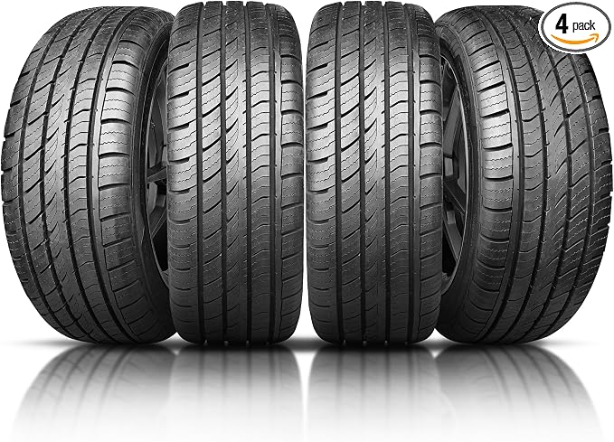 Set of 4 (Four) UN108 All Season 215/55R17 94V High Performance Passenger Tires 215/55/17-Includes 3-Year Road Hazard Warranty (Tire Only)
