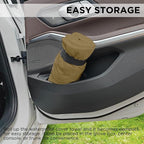Waterproof Seat Cover Towel, 2PCS Premium Sweat Carseat Protector, Perfect for Universal Anti-Slip Car Truck SUV Seat, Great for Surfing Yoga Gym Workout, Brown