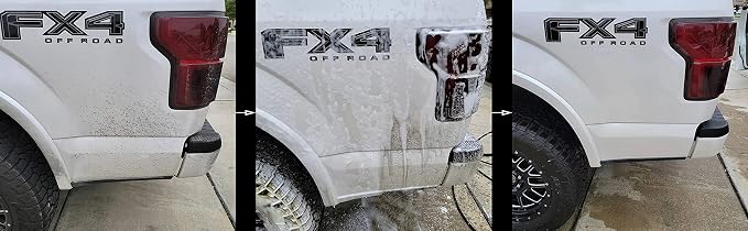 Pro 50 Touchless One Step Car Wash Detergent Soap Concentrate (32 oz) No Brushing, Commercial Grade Professional Auto Foam Cleaner (Biodegradable) Also Great for Trucks & Tractors