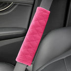 Soft Auto Seat Belt Cover Seatbelt Shoulder Pad Cushions 2 PCS for a More Comfortable Driving Universal Fit for All Cars and Backpack Watermelon Red