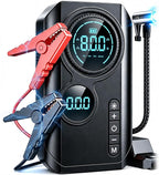 8000A Jump Starter with Air Compressor, Portable Tire Inflator, German-Tech Fast-Charging Power Bank Car Battery Booster for Car Owners Camping, Road Trips, Family Safety & Gift Giving (A3)