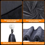 8 PCS Microfiber Towels for Cars 36x24 Inch Microfiber Cleaning Cloths Bulk Soft Car Detailng Towel Cloths 600 GSM Detailing Buffing Quick Drying Towel Polishing Waxing Auto Detailing Towel Cloth