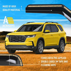 Extra Durable Window Deflectors in-Channel Window Visors Rain Guards Fit for Honda Pilot 2023-2026, Sun Visors, Wind Vent for Shades, Exterior Car Accessories - 4 pcs. AG0973