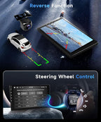 8 Core 6+128G Android 15 Car Stereo for Toyota Camry 2006 2007 2008 2009 2010 2011 Wireless Carplay Android Auto, 9’’ Touchscreen Radio GPS Bluetooth Mirror Link WIFI FM/RDS 32EQ DSP Backup Camera SWC