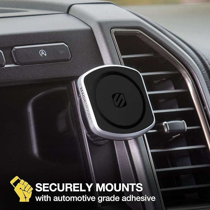 MP2ODVM-XTSP MagicMount Pro2 Dash/Vent/Window 4-in-1 Magnetic Cell Phone Holder Car Mount Kit Compatible with MagSafe, iPhones, Galaxy, Pixel & All Smartphones