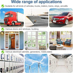 Automotive Door Weather Stripping 40Ft Car Door Rubber Edge Trim Seal Strip Gasket with Side Bulb for Car Bus Camper Boat RV Truck Doors