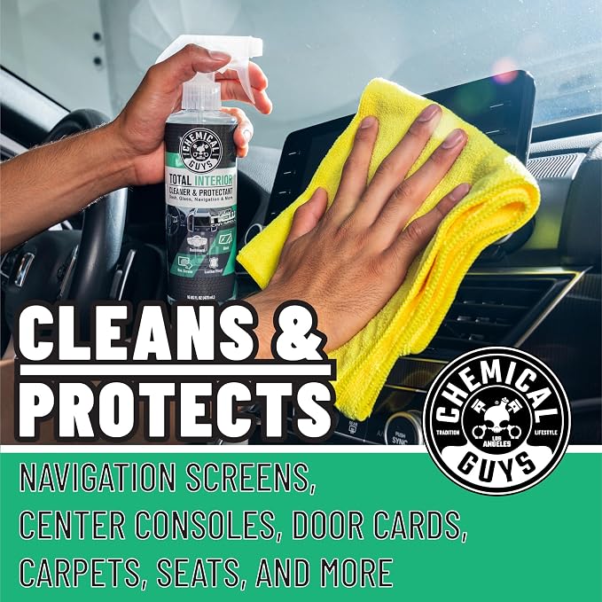 New Car Scent Detailing Kit with Storage Bag, Air Freshener Spray, Interior Cleaner, Microfiber Towels, and Hanging Air Fresheners, Giftable Car Care Set