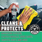Keep Your Car New Kit, Ideal for Cleaning and Detailing. Includes New Car Scented VRP, Total Interior, Air Freshener, and 3 Detailing Towels - 6 Piece Kit