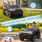 24V Licensed Colorado Electric Car for Kids, Ride on Toys for Toddlers with Remote Control, 2 Seater Electric Car Ride On Vehicle w/Bluetooth, Soft Start, LED Lights - Black