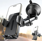 for iPhone 17 Car Phone Holder Mount, 2-in-1 Suction Cup Phone Mount for Car Dashboard Windshield and Air Vent Cell Phone Holder, Truck Phone Holder for iPhone 16 Pro Max Air 15 14 13 Plus Mini