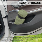 Waterproof Seat Cover Towel, Premium Sweat Carseat Protector, Perfect for Universal Anti-Slip Car Truck SUV Seat, Great for Surfing Yoga Gym Workout, Green