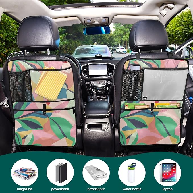 Kick Mats Backseat Protector with Anti Kick Design Offering Safety and Space for Backseat Essentials