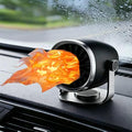 12v Car Heater, Portable Car Heater and Defroster That Plugs into Cigarette Lighter,Windshield Defogger,360°Rotary Defroster 2-in-1 Heater&Cooling Fan (Round)