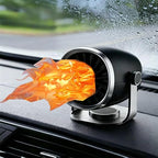 12v Car Heater, Portable Car Heater and Defroster That Plugs into Cigarette Lighter,Windshield Defogger,360°Rotary Defroster 2-in-1 Heater&Cooling Fan (Round)