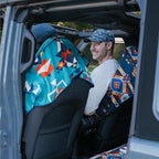 Athletic Running Towel, Full-Sized, Car Seat Cover - Performance Microfiber (Bohemian Nomad Noises)