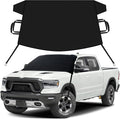Truck Windshield Snow Cover for Dodge Ram 1500-4000 (1994-2025) | 600D Oxford Car Cover for Snow and Ice Protection | Heavy-Duty Car Snow Cover | Ram Truck Accessories for Ice,Winter,Frost