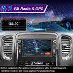 5GWifi Upgrade Radio for Dodge Durango 2011-2013, Jeep Grand Cherokee 2011 2012 2013, 7inch Touchscreen Car Stereo Replacement Apply CarPlay Android Auto GPS Navigation FM DSP Head Unit Backup Camera