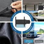 Car Sun Visor Extender — Polarized Anti-Glare UV400 Sunshade