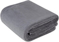 Super Absorbent Microfiber Car Drying Towel, Streak-Free, Non-Abrasive, 36"L x 25"W, Gray