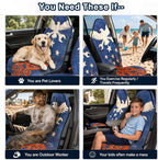 Car Seat Towel Cover 2 Pack for Front Seats, Sweat Absorbent Car Seat Protector with Non-Slip Backing, Waterproof Towel Car Seat Covers for Runners, Gym, Swimming, Beach, Pets, Mechanic Eagle
