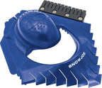 SJEG-DZ Ice Dozer Ice and Snow Scraper Tool | Squeegee Brush, Blue