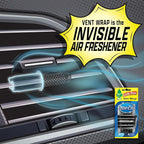 Car Air Freshener | Vent Wrap Provides Long Lasting Scent, Invisibly Fresh | 16 Air Fresheners | Gold