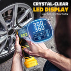 150PSI Tire Inflator Portable Air Compressor: Cordless Air Pump Compatible with Dewalt 20V Battery - Car Tire Pump with Digital Pressure Gauge & LED Light for Auto, Motorcycles (Tool Only)