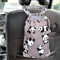 Waterproof Car Trash Bag Reusable Portable Garbage Can with Drawstring Top Adjustable Hanging Strap Leakproof & Washable for Cars SUVs & Trucks
