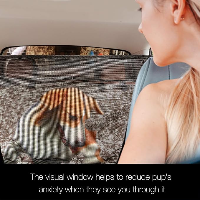 Truck Seat Cover for Dogs Waterproof 900D Soft Back Seat Cover for Crew Cab Protects Vehicle from Dog Hair, Scratches, Dirt Durable Rear Seat Cover for Pickup Truck F150 F250 Ram GMC 1500 2500