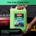 Ultra Shampoo Car Wash Soap, 169 fl oz (1.3 Gallon) | Paint Safe, Removes Dirt & Boosts Shine, For Bucket Wash with Sponge, Suitable for all Vehicles