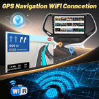 2+64G Android Car Stereo for Jeep Cherokee Sport 2014 2015 2016 2017 with Wireless Carplay/Android Auto - 10 Inch Touchscreen Radio with Equalizer, WiFi, GPS, FM RDS, AHD Rear View Cam