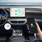 Car iPhone Carplay Cable, Car Charger Cord, USB A to Lightning Cable Fast Charging & Data Transfer for iPhone 14/13/12/11 Pro Max XR XS X 8 7 6 Plus SE Tangle-Free,3ft Blue