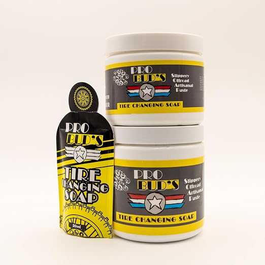 Pro Bud's Tire Mounting Paste - Peerless Lubrication Tire Mounting Lube for Quick Changing and a Secure Fit - Slip-Resistant - 8 oz.