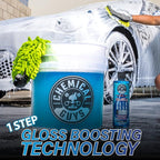 CWS_133_16 Glossworkz Gloss Booster Car Wash Soap (Works with Foam Cannons, Foam Guns or Bucket Washes) Safe for Cars, Trucks, Motorcycles, RVs & More, 16 fl oz, Watermelon Scent