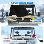 600D UTV Windshield Snow Cover Compatible with CFMOTO UFORCE 1000/1000 XL 2019-2026 Full Size, Transport Windshield Protector for Ice and Snow