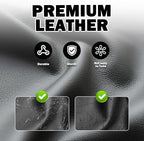 Leather Car Window Armrest,2026 Upgraded Car Armrest Storage Box for Window with Multiple Pockets to Relieve Arm Fatigue,Universal Cars Door Armrests Pad for Long Drives