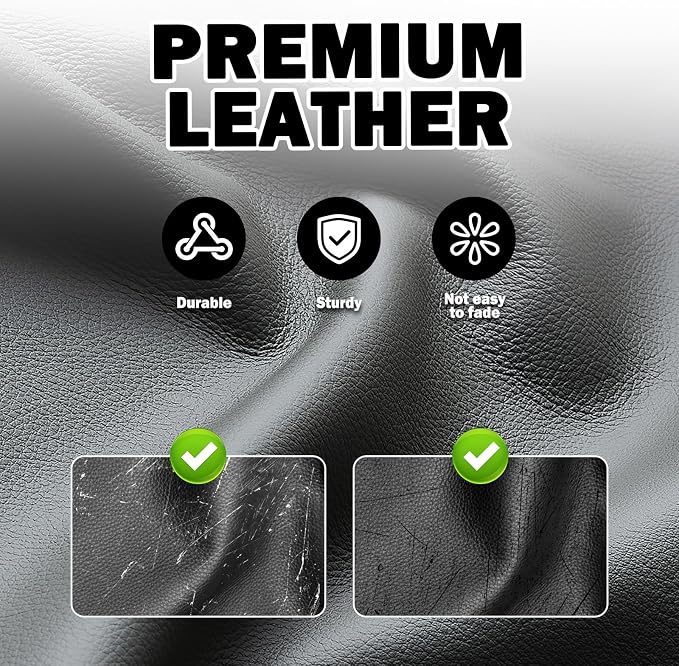 Leather Car Window Armrest,2026 Upgraded Car Armrest Storage Box for Window with Multiple Pockets to Relieve Arm Fatigue,Universal Cars Door Armrests Pad for Long Drives