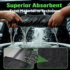 Bath Wipes Shower Cleaning Cloths, Premium Car Drying Towel | Ultra Absorbent Twisted-Loop Design| Microfiber Towel for Car, Shower Cabin, Household